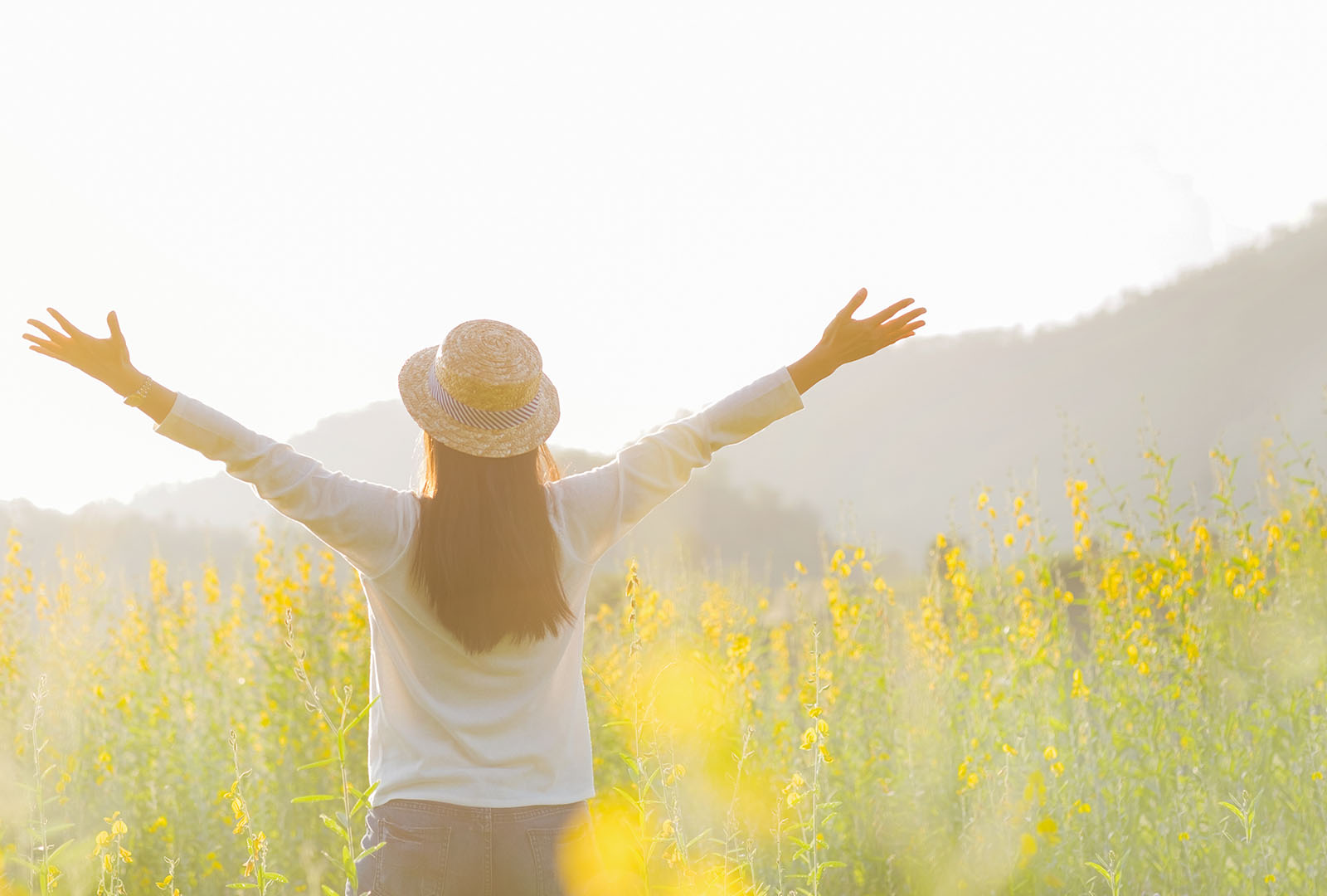자연 속에서 편안함과 균형을 느끼는 순간