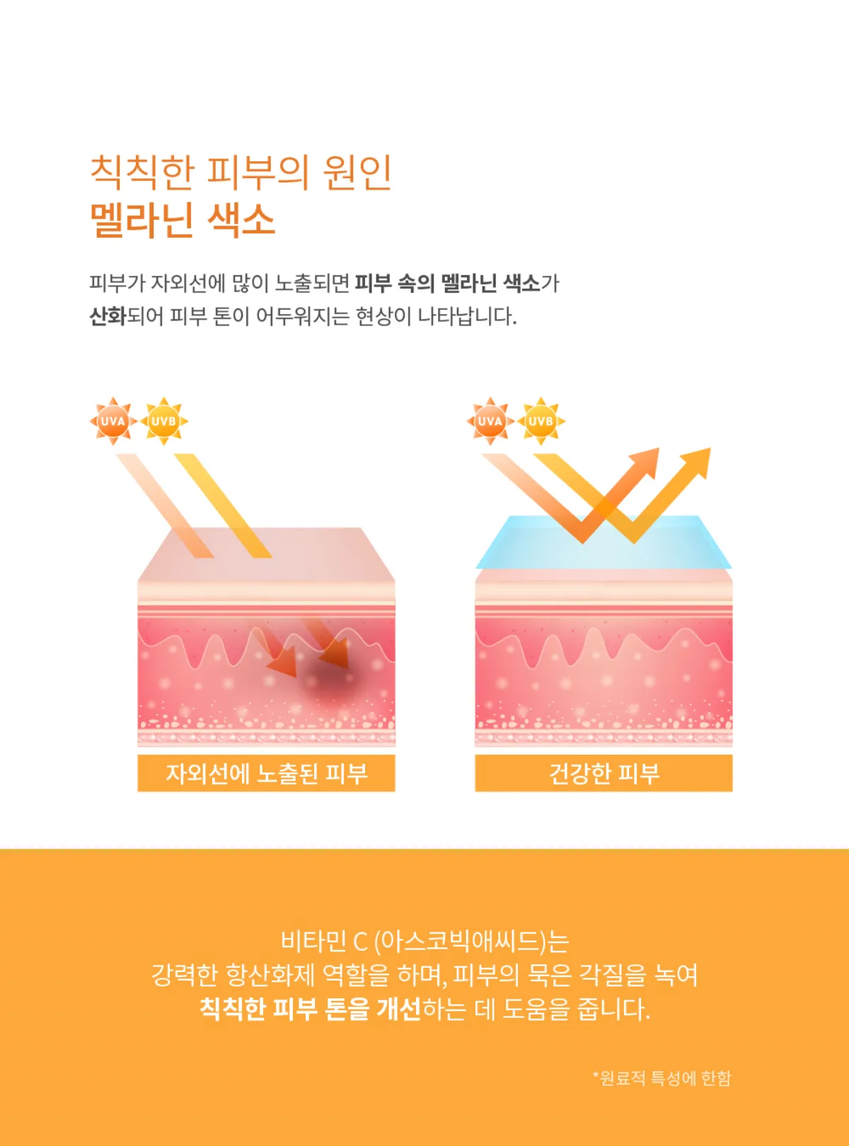 칙칙한 피부 톤 설명