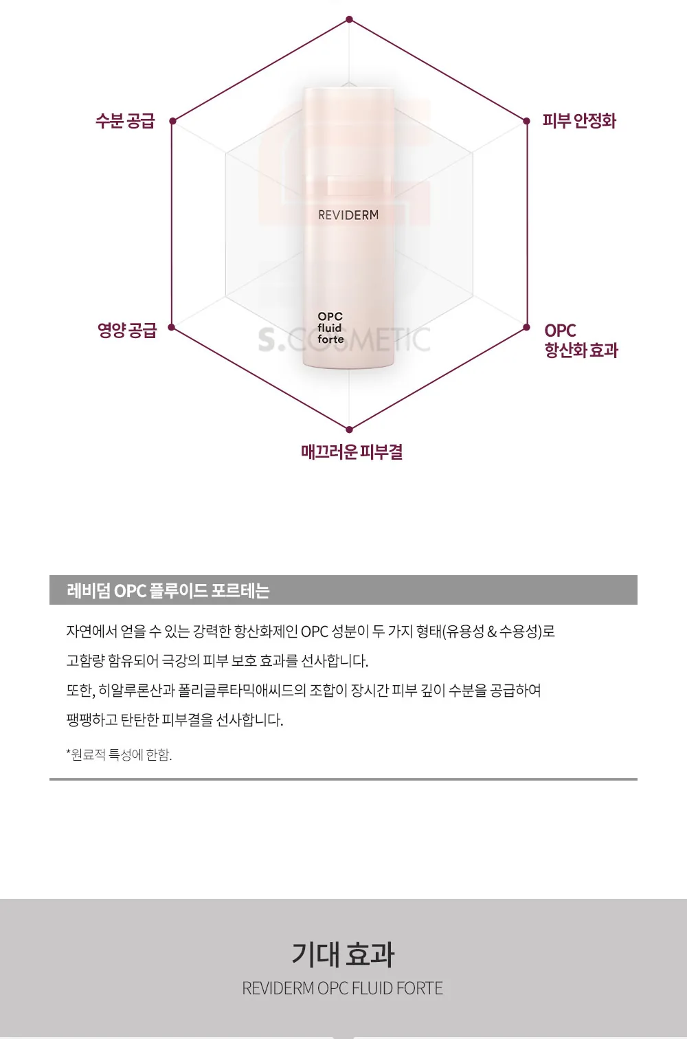 기대 효과와 제품 특징